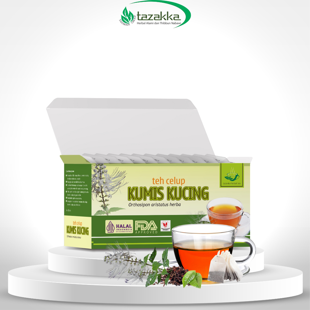 

Teh Celup Tanaman Kumis Kucing Herbal Tazakka Minuman Kesehatan Ginjal 20 Kantung