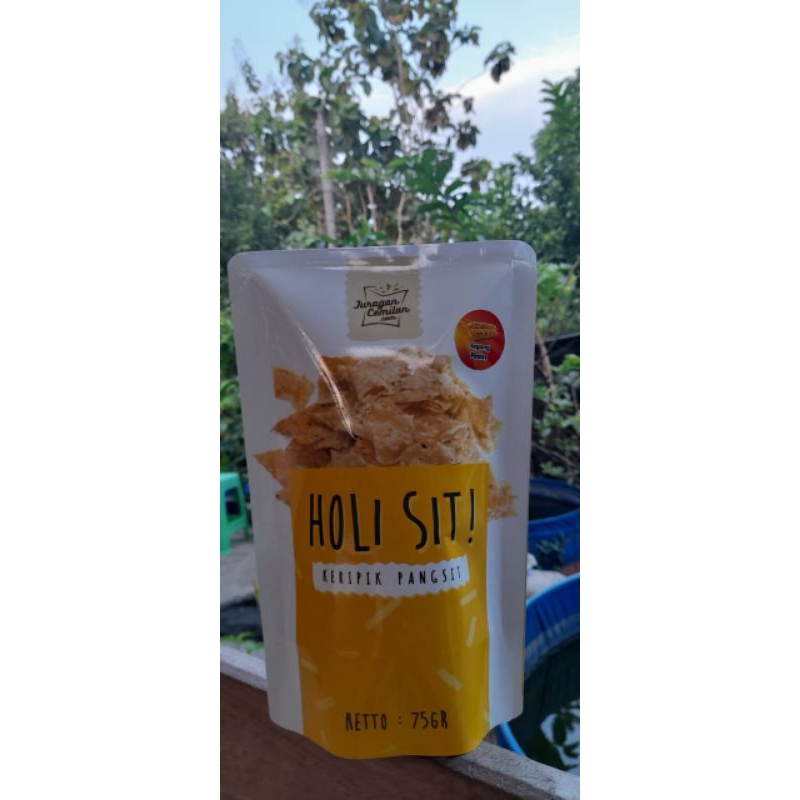 

Keripik pangsit Holi Sit!