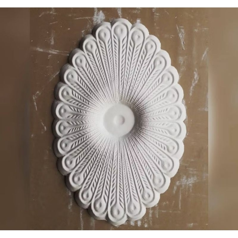 plafon modern - Ornamen Lampu motif merah / langit langit plafon gypsum