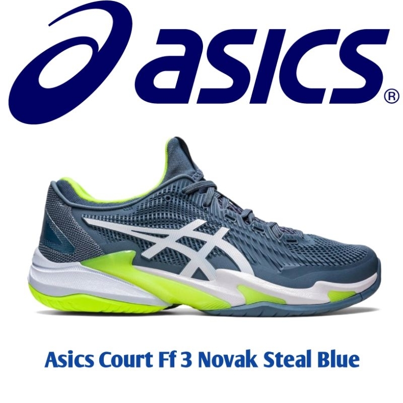 Asics Court ff 3 Novak Steal Blue