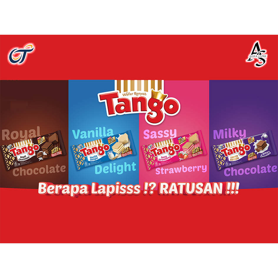 

Wafer Tango 110gr | 1 karton isi 24 pcs