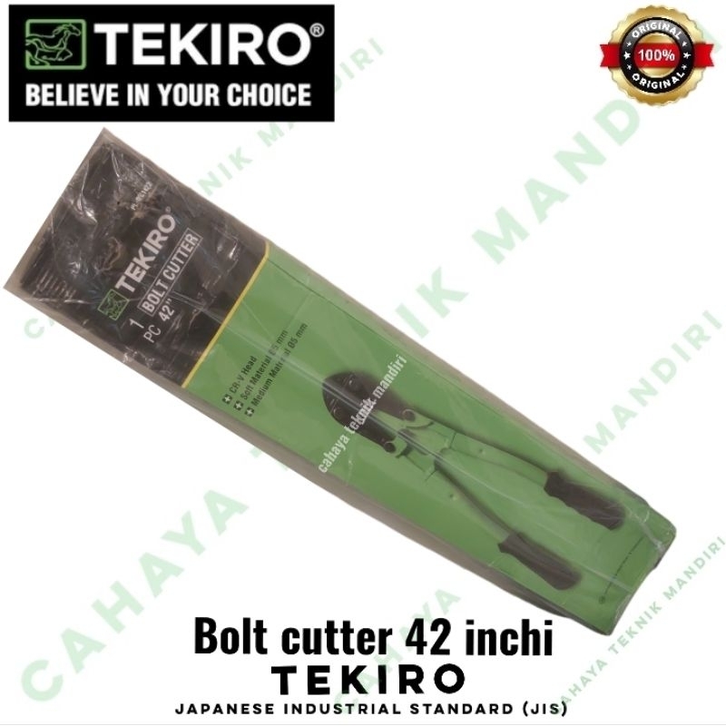 TEKIRO PL-BC1422 bolt cutter 42 inchi gunting besi kawar beton gembok dll