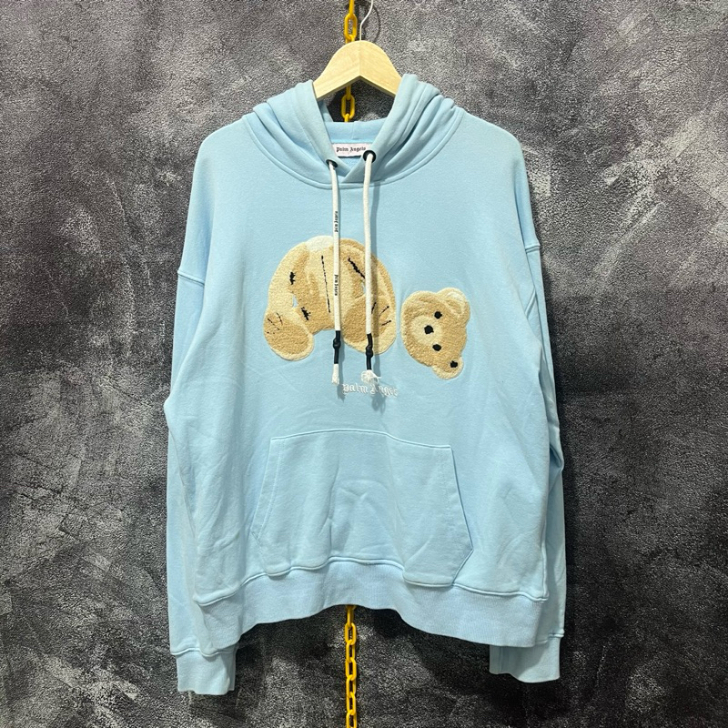 Hoodie Second Thrift Palm Angels Baby Blue Pict Garansi sesuai gambar dan video Katagori L-XL