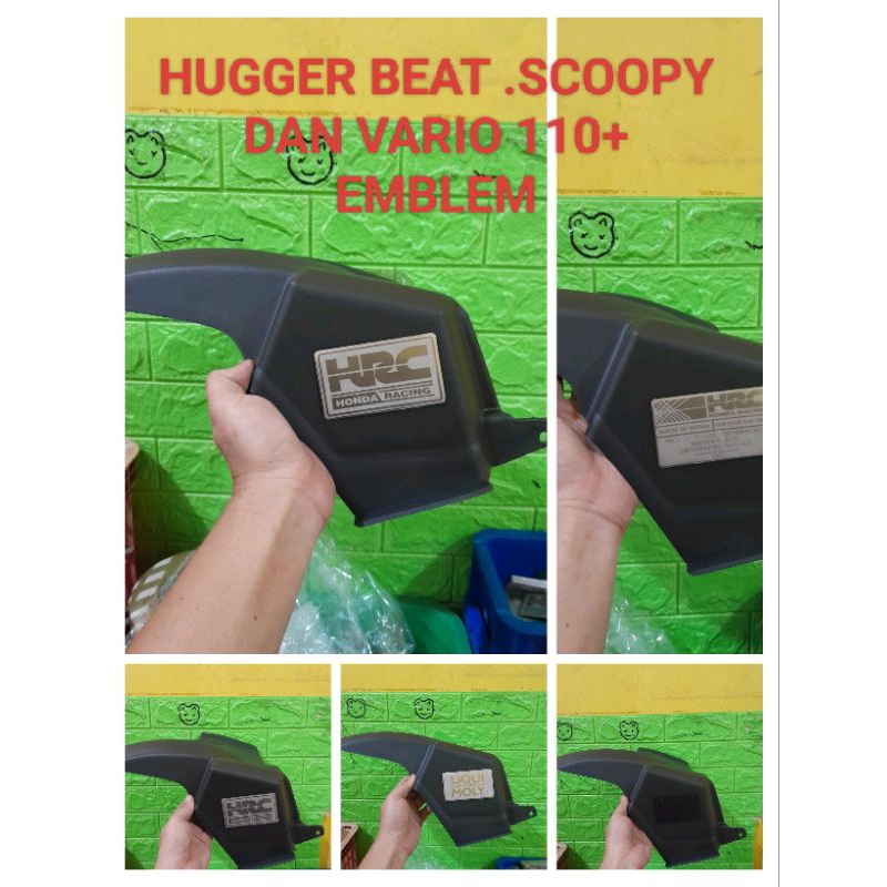 HUGGER AIR BLADE + EMBLEM SCOPY .BEAT DAN VARIO 110