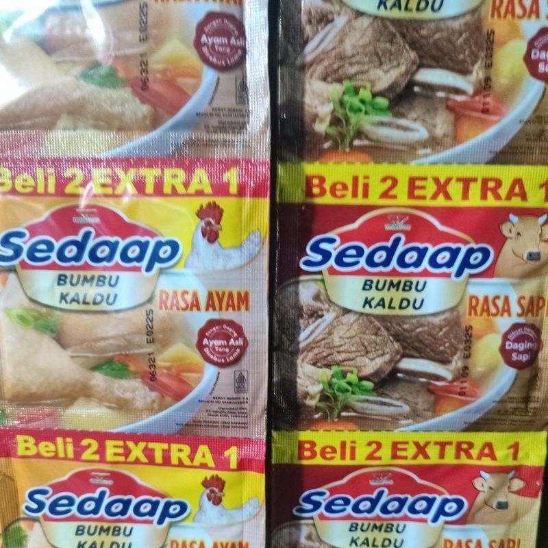 

Sedap Bumbu Kaldu Rasa Sapi/Ayam Isi 18pcs