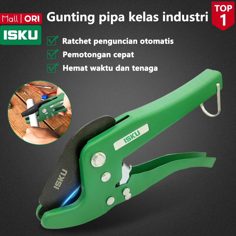 ISKU Pipe Cutter Gunting Pipa Tang Potong Pipa 42 mm Gunting Pemotong Pipa Pipe Tubing Cutter Pipe C