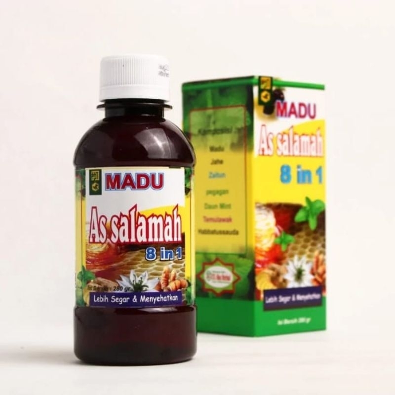 

Madu As-Salamah 8 in 1 280gr - Demam Batuk Pilek Stamina