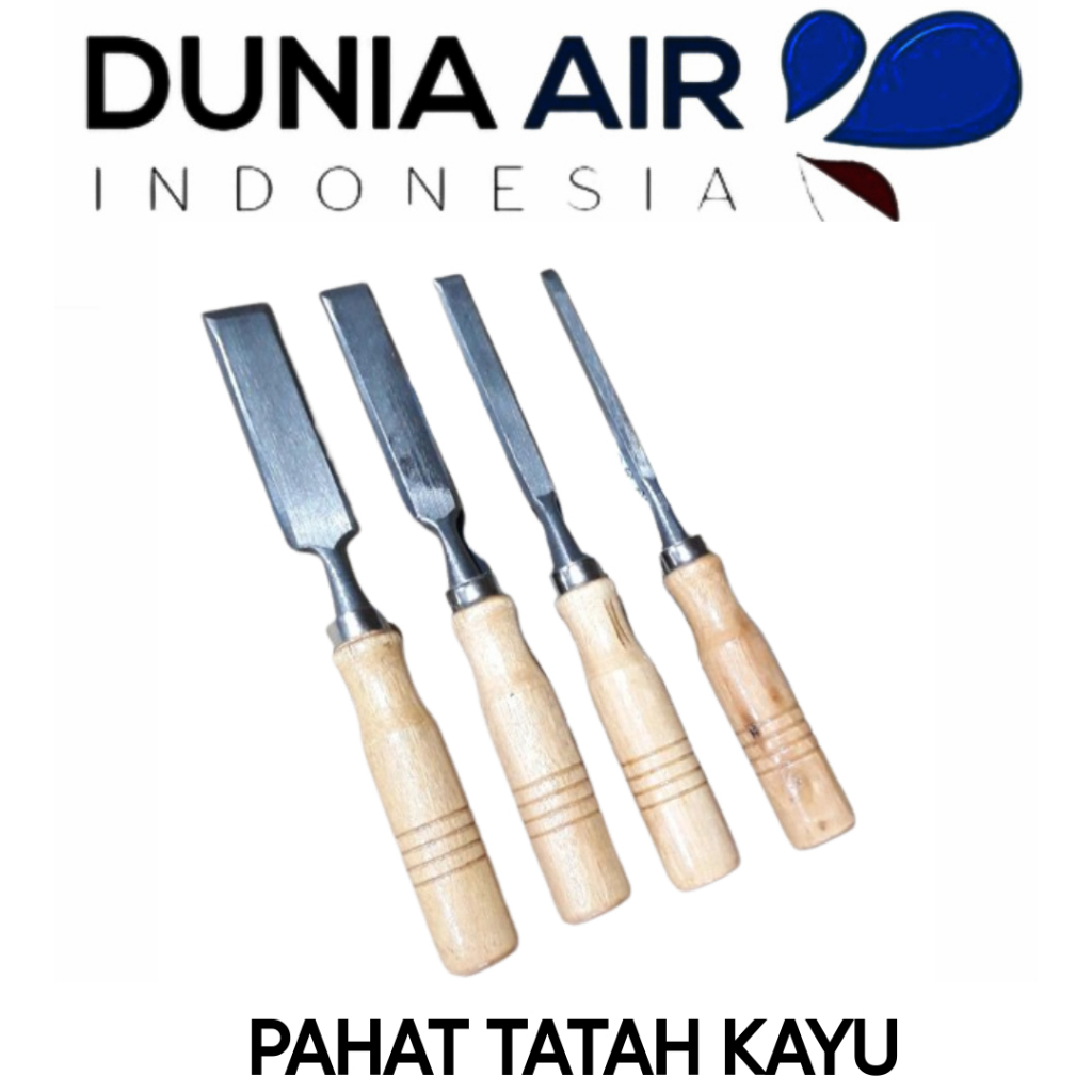 Tatah Kayu Pahat Cungkil Chisel Firmer Pahat Tatah Kayu