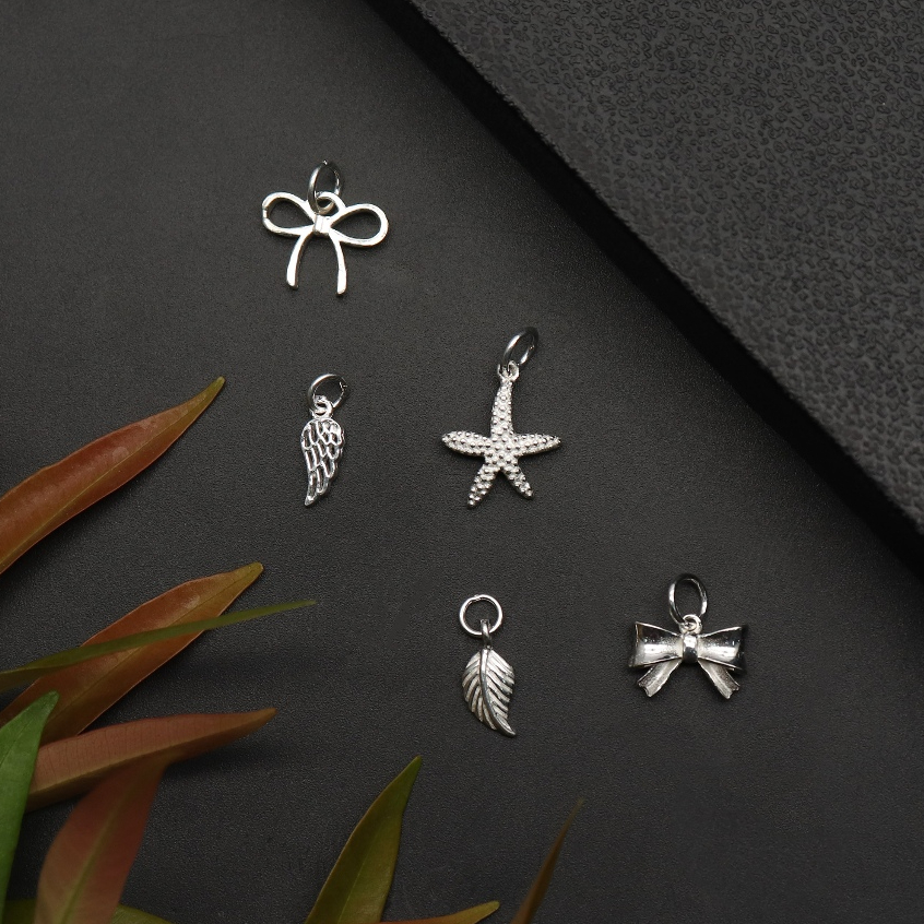 Exclusive Charm Bahan Perak 925 Charm Gelang / Kalung | Charm Bandul Bahan Perak 925 Asli | Exclusiv