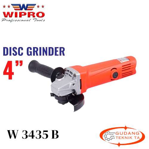 WIPRO ANGLE GRINDER 4 INCH W 3435 B / GERINDA 4" W3435B / W3435 B