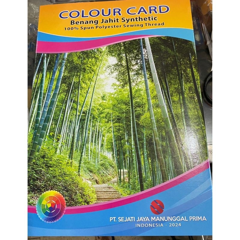 Katalog buku benang Extra Yamalon Color Card edisi terbaru 2024