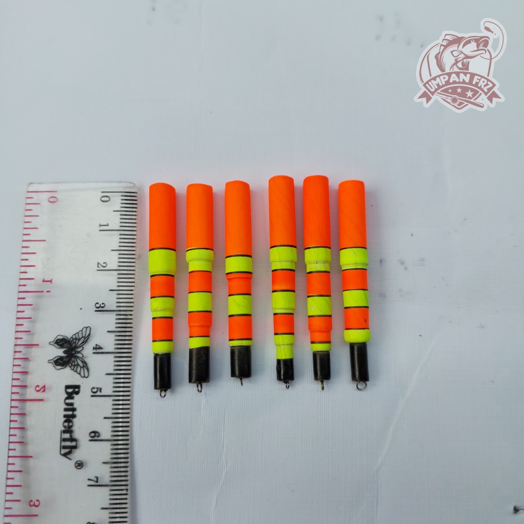 ( Isi 6 Pcs ) Pelampung Kumbul Pancing 5 CM Spon Bisa Pakai Starter Sensitif dan Bentuk Unik