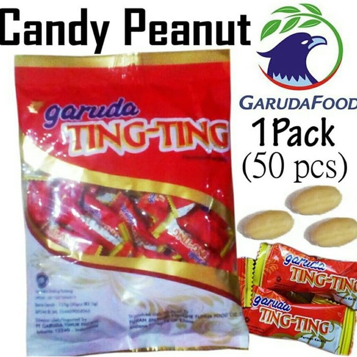 

ting ting Garuda permen kacang ting-ting 125gr