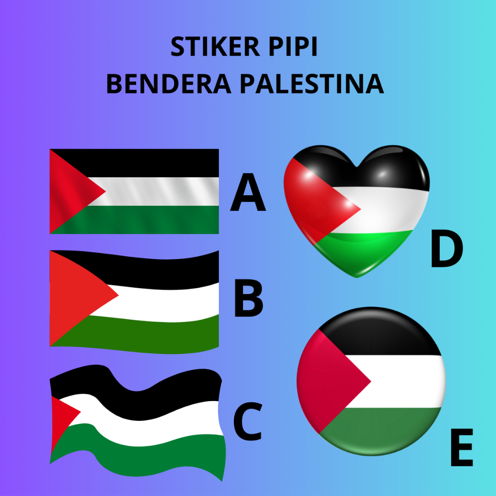 

STIKER PIPI BENDERA PALESTINA/STIKER PIPI TINGGAL TEMPEL