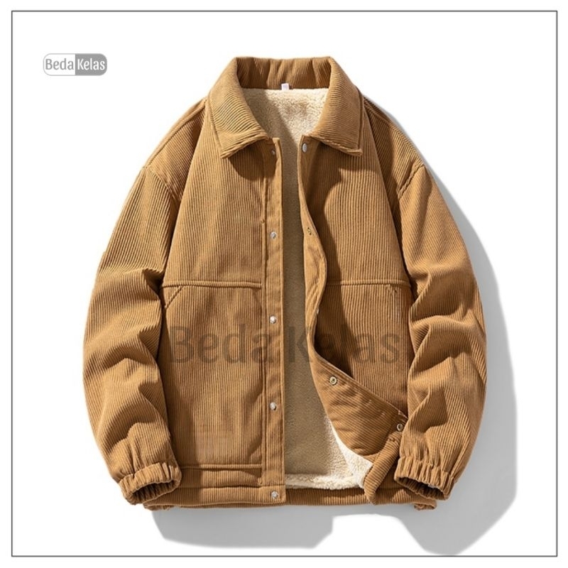 Jaket Corduroy sherpa vintage series