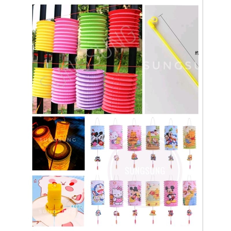 Lampion Kertas / Tanglong Kertas / Lampion Gagang (576)