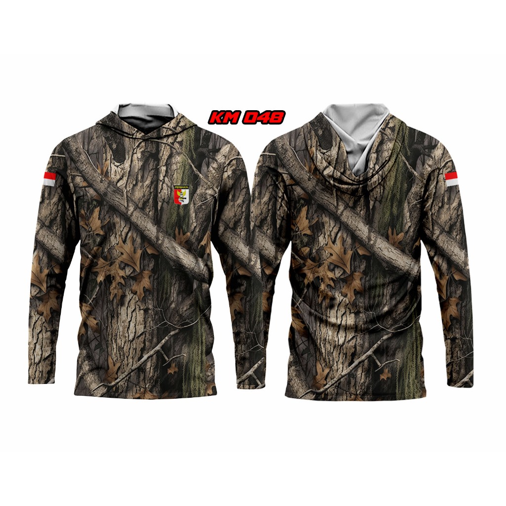 THSIRT CAMO / BAJU CAMO HUNTING / BAJU BERBURU CAMO HUNTING PERBAKIN