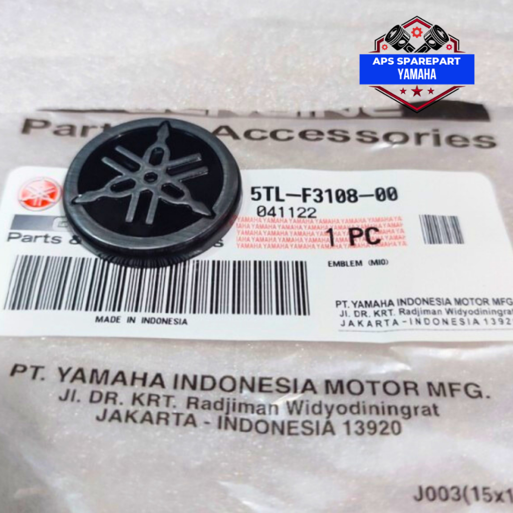 Original logo emblem garputala yamaha mio sporty smile jupiter mx lama jupiter z 110 burhan 5TL