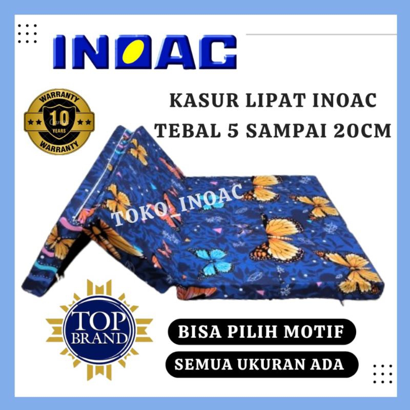 Kasur Lipat INOAC EON LG D23 Original -- Kasur Busa Lipat 4 Tebal 5 | 10 | 15 | 20 | 25 cm -- Nyaman