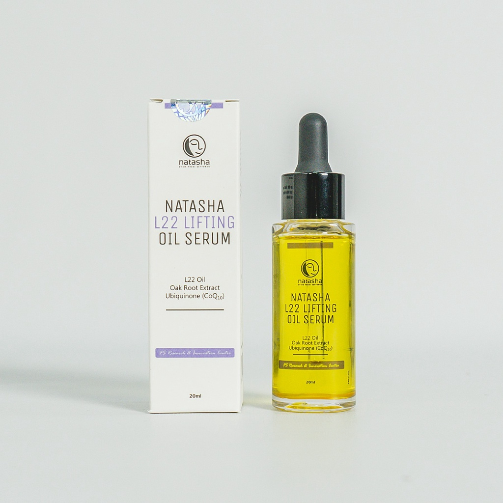 Natasha L22 Lifting Oil Serum - Serum wajah, Memperbaiki skin barrier, Mengencangkan & Mencerahkan k