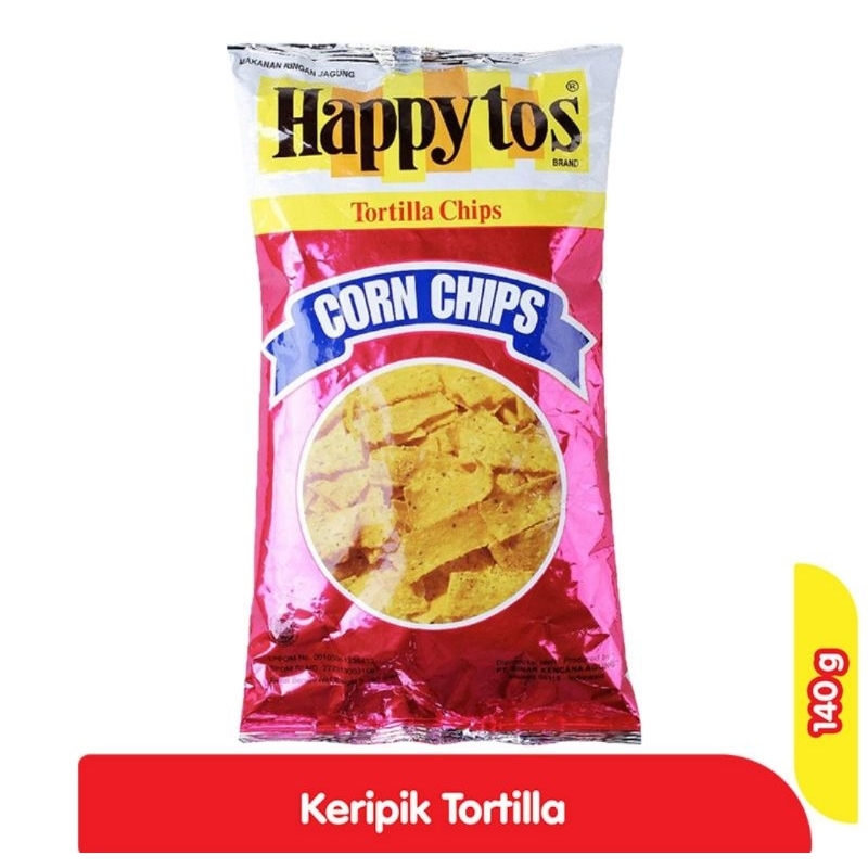 

Happy Tos Keripik Jagung Tortila Merah isi 140 gram