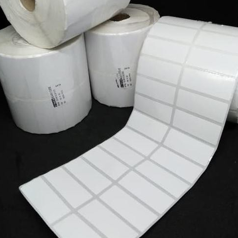 

Label Semicoated 2 Line 50X20 MM isi 5000 PCS Label Barcode Harga Minimarket Sticker Produksi Cafe