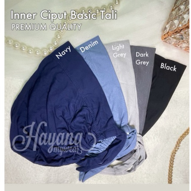 Inner Ciput Tali Bahan Katun Rayon Premium / Ciput Tali