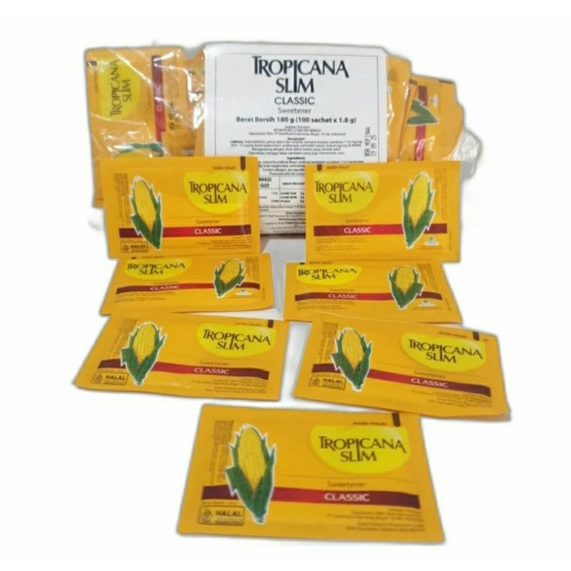 

Tropicana Slim Classic Sweetener paper isi 100