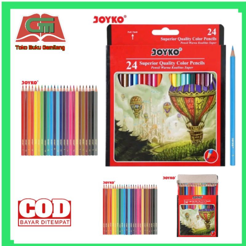 

PENSIL WARNA JOYCO 24 WARNA