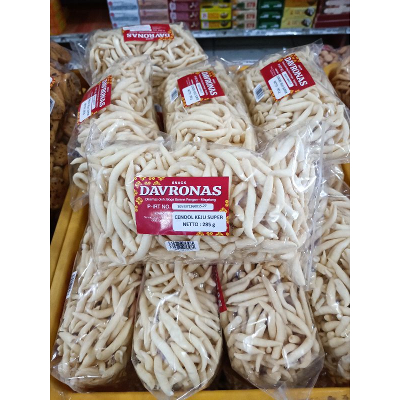 

Camilan Cendol Keju Super Davronas 285gr Oleh-oleh khas Jogja Magelang Semarang Jateng DIY