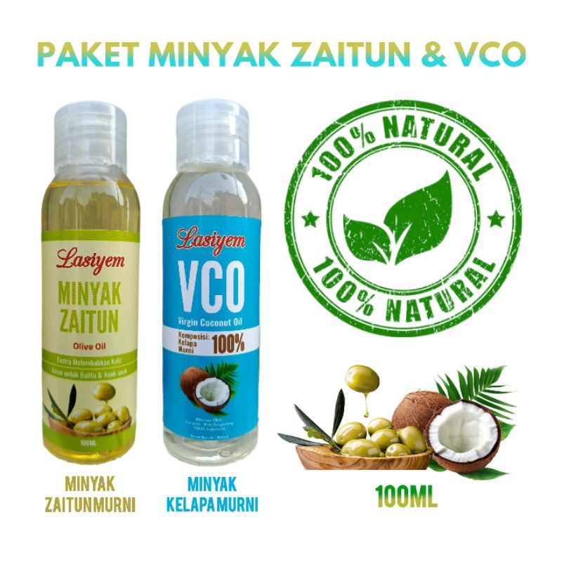 

Lasiyem | Paket VCO dan Minyak Zaitun Murni 100% untuk Kesehatan 100ml