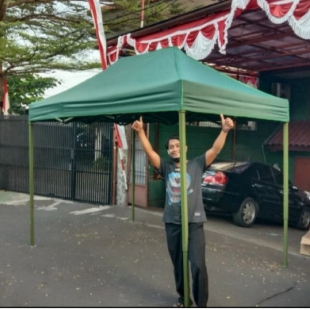 tenda lipat metic uk 2x3 super premium besi 1.4mm