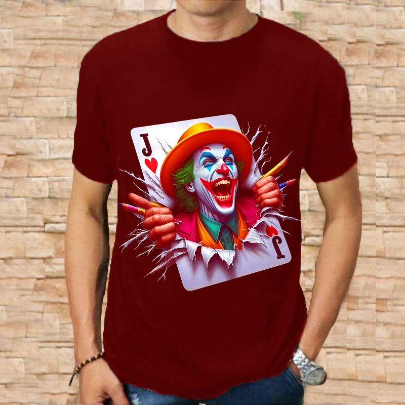 KAOS PRIA DISTRO KEREN JOKER BAJU DEWASA TERBARU ORIGINAL JUMBO TEBAL