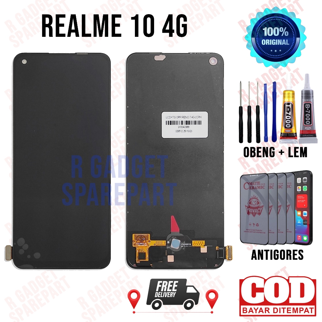 Lcd Realme 10 4G Original OEM Quality Lcd Touchscreen Realme 10 4G Fullset