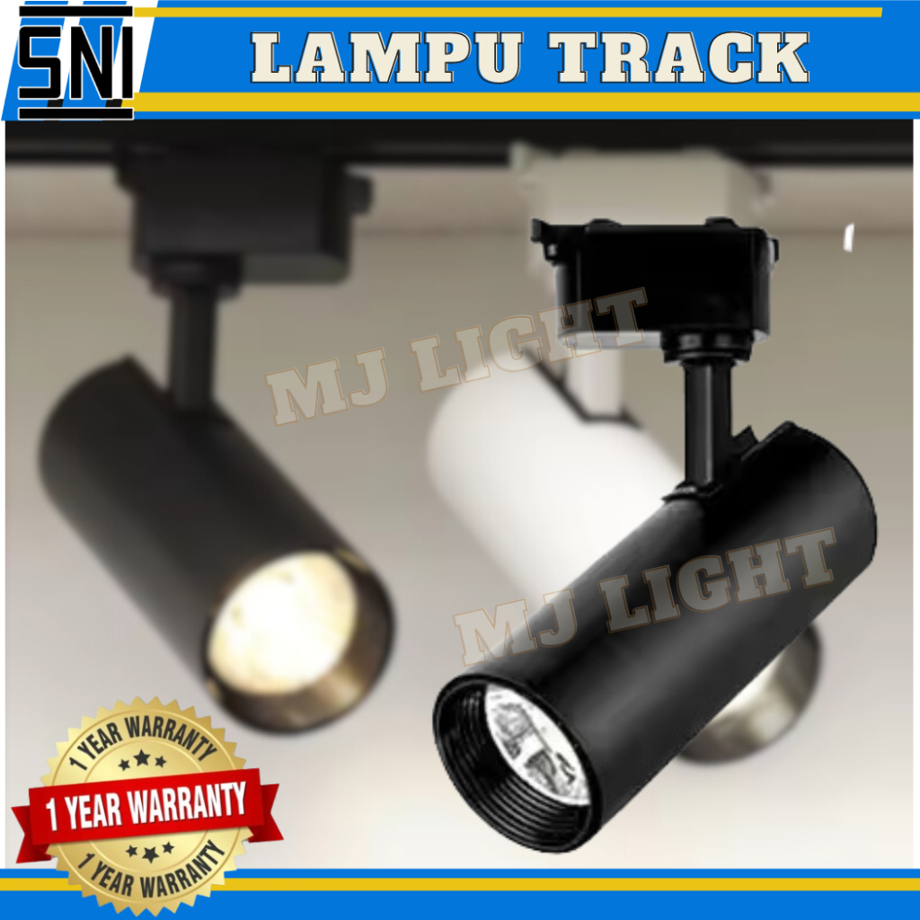 Lampu Sorot Rel Track Light LED Adjustable Lampu Spotlight Rel
