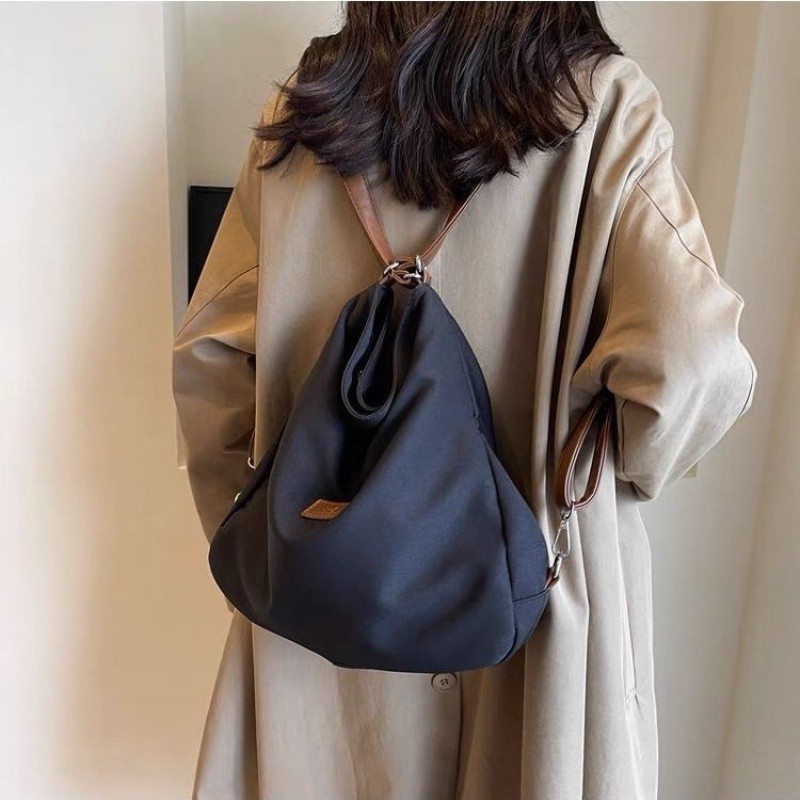 Termurah [Ready/Cod]Tas Bahu Wanita Bahan Kanvas Tas Biasa Tas Bahu Kanvas Wanita Tas Wanita Tas