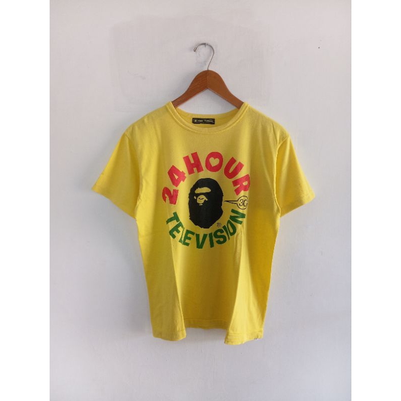 kaos Bape vintage Bape 24 hour television