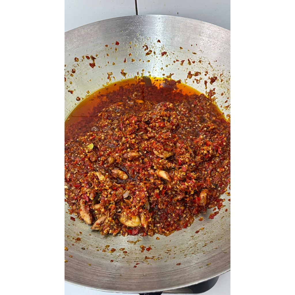 

sambel baby cumi pedas / sambel cumi asin