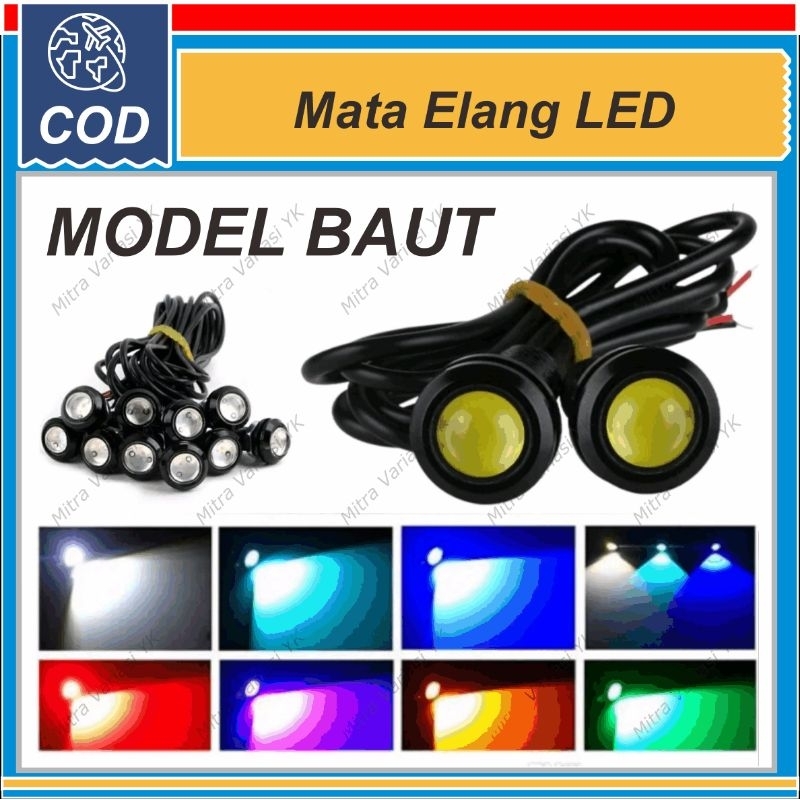 LAMPU EAGLE EYE ( MATA ELANG ) LED 23MM MOBIL MOTOR