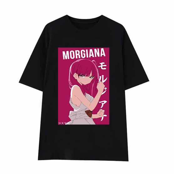 Kaos Morgiana Anime Magi Tshirt Bahan 100% Cotton Black & White | Casual T-SHIRT Size S M L XL XXL 3