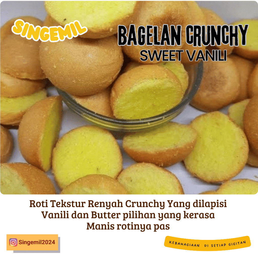 

Bagelan Crunchy Sweet Vanili Singemil