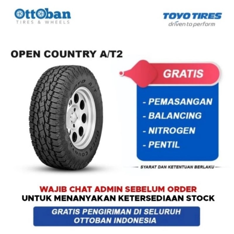 Ban Mobil Toyo tires Open Country AT2 235 85 R16 120R