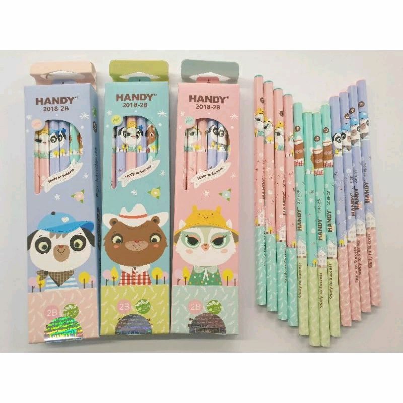 

Pensil Handy 2B karakter hewan
