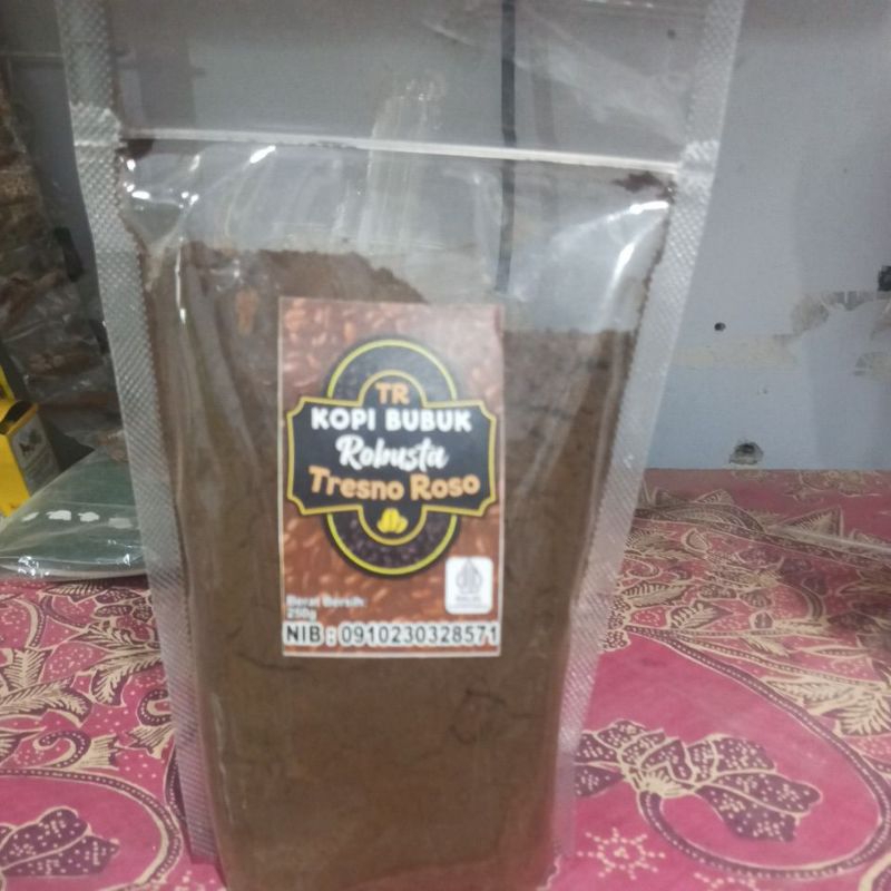 

kopi bubuk rabusta netto 250gram