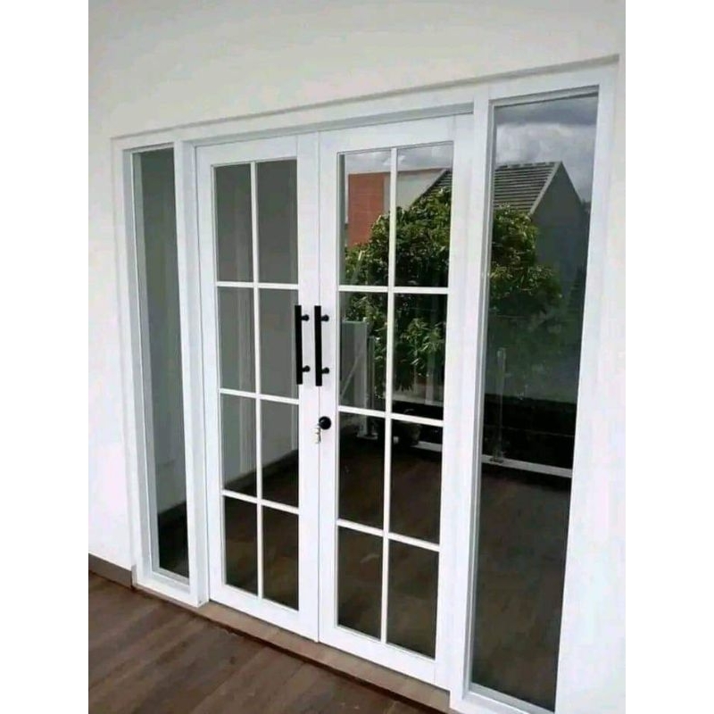 pintu aluminium ukuran 210 x 90 include handel