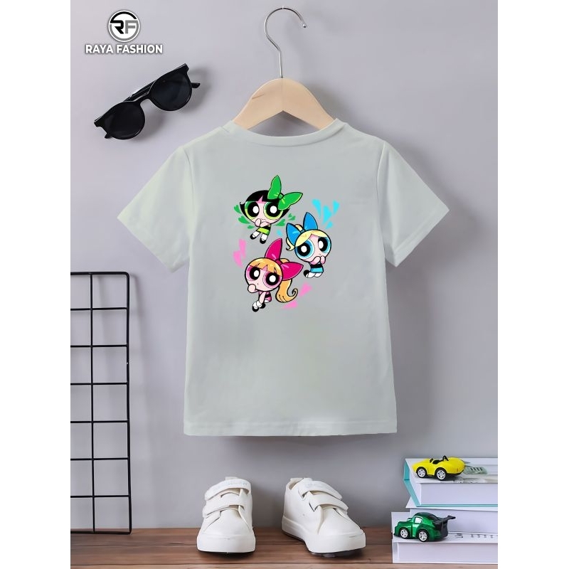 KAOS ANAK KARAKTER CREAM