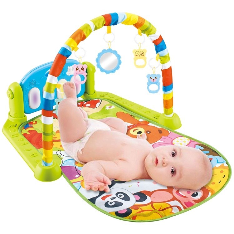 # HJ # MAINAN ANAK MELATIH OTOT KAKI BAYI PLAYGYM PIANO BABY MOTIF KARAKTER BABYGYM PIANO