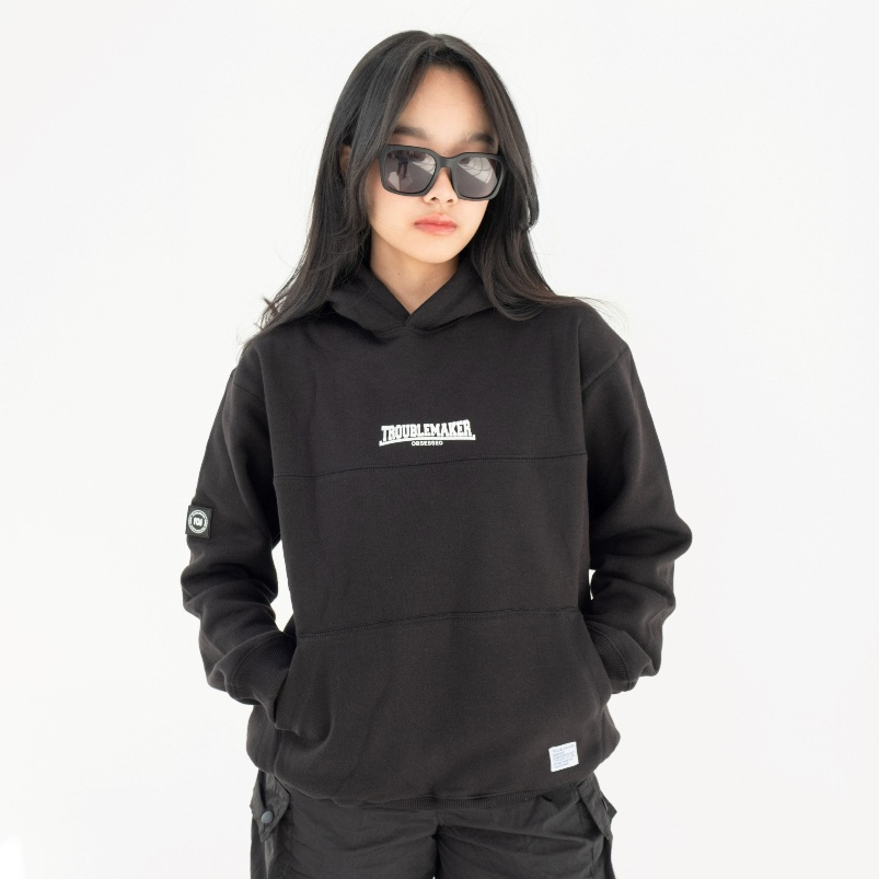 Troublemaker | Pullover Hoodie - Hofelijk Black