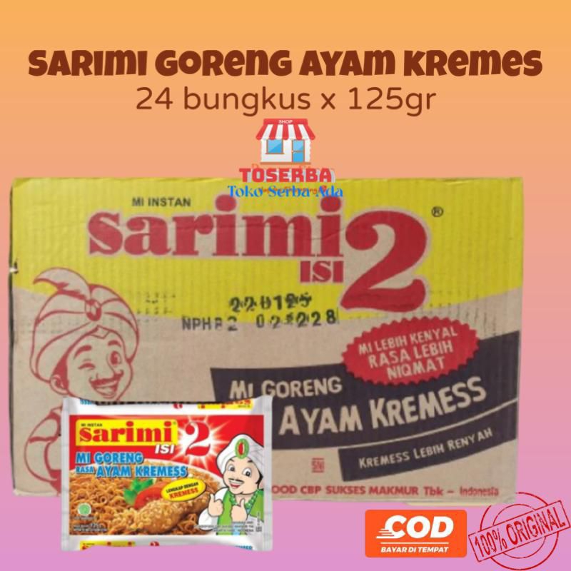 

SARIMI GORENG Rasa Ayam Kremes (1dus isi 24pcs)