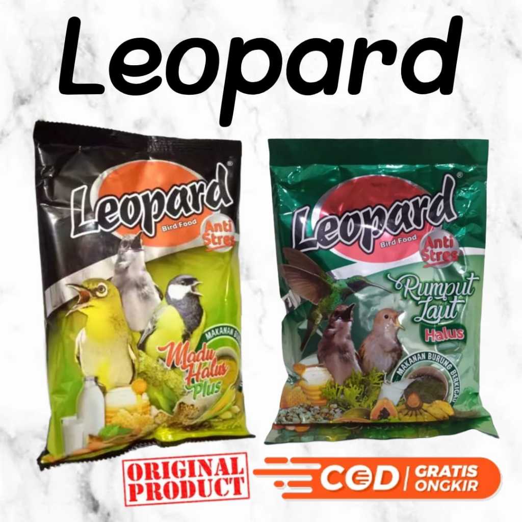Voer Leopard Pakan Burung Bernutrisi tinggi